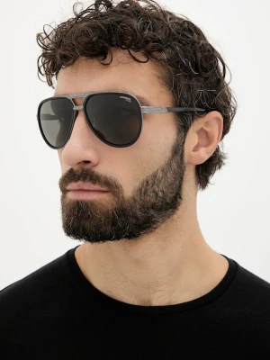 Carrera okulary przeciwsłoneczne męskie kolor czarny CARRERA 1076/S