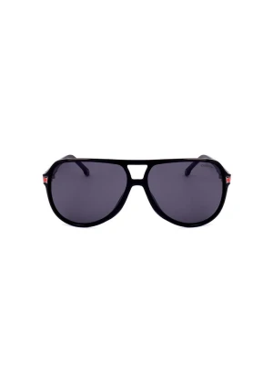 Carrera Okulary przeciwsłoneczne unisex w kolorze czarno-granatowym rozmiar: 61