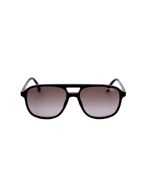 Carrera Okulary przeciwsłoneczne unisex w kolorze czarno-jasnobrązowym rozmiar: 56
