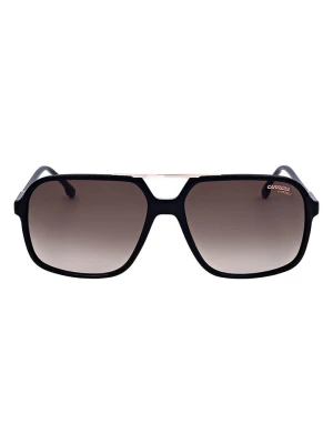 Carrera Okulary przeciwsłoneczne unisex w kolorze czarno-jasnobrązowym rozmiar: 59