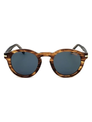 Carrera Okulary przeciwsłoneczne unisex w kolorze jasnobrązowo-granatowym rozmiar: 48
