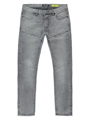 Cars Jeans Dżinsy "Newark" - Tapered fit - w kolorze szarym rozmiar: W33/L32