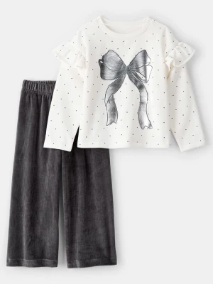 carter's 2-częściowy zestaw w kolorze antracytowo-białym rozmiar: 110