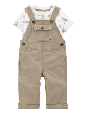 carter's 2-częściowy zestaw w kolorze beżowo-białym rozmiar: 62