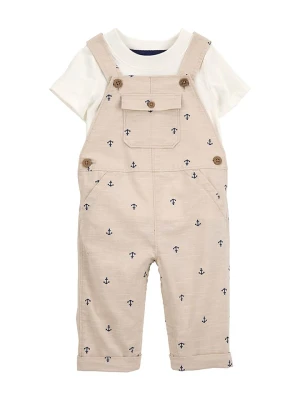 carter's 2-częściowy zestaw w kolorze beżowym rozmiar: 62