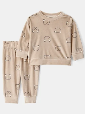 carter's 2-częściowy zestaw w kolorze beżowym rozmiar: 68