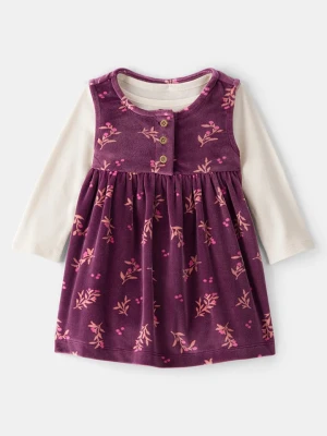 carter's 2-częściowy zestaw w kolorze fioletowo-kremowym rozmiar: 62