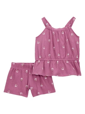 carter's 2-częściowy zestaw w kolorze fiołkowym rozmiar: 110