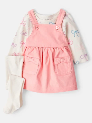 carter's 2-częściowy zestaw w kolorze jasnoróżowo-kremowym rozmiar: 86