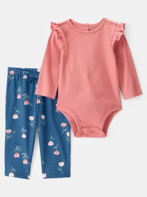 carter's 2-częściowy zestaw w kolorze jasnoróżowo-niebieskim rozmiar: 86/92