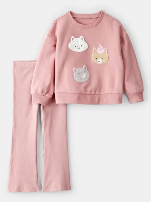 Zdjęcie produktu carter's 2-częściowy zestaw w kolorze jasnoróżowym rozmiar: 92