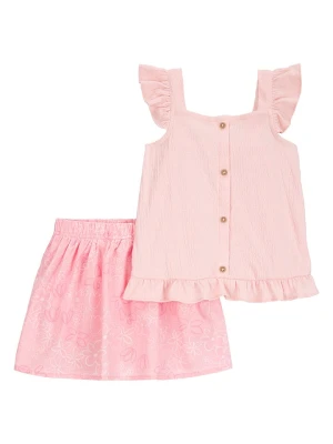 carter's 2-częściowy zestaw w kolorze jasnoróżowym rozmiar: 104