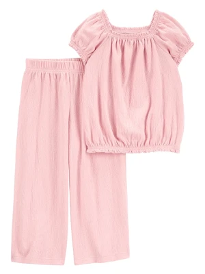carter's 2-częściowy zestaw w kolorze jasnoróżowym rozmiar: 98