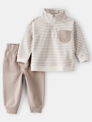 carter's 2-częściowy zestaw w kolorze kremowo-jasnobrązowym rozmiar: 74