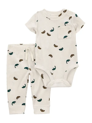 carter's 2-częściowy zestaw w kolorze kremowym rozmiar: 62