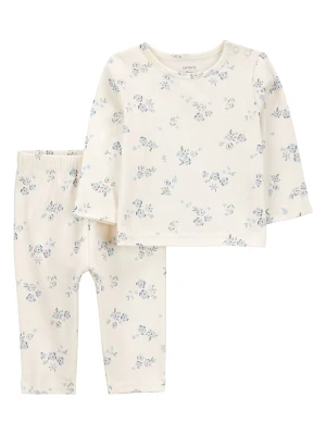 carter's 2-częściowy zestaw w kolorze kremowym rozmiar: 80