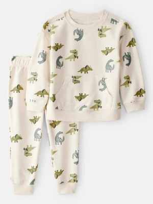 carter's 2-częściowy zestaw w kolorze niebiesko-zielono-kremowym rozmiar: 104