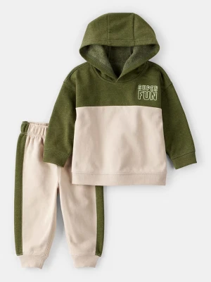 carter's 2-częściowy zestaw w kolorze oliwkowo-beżowym rozmiar: 74