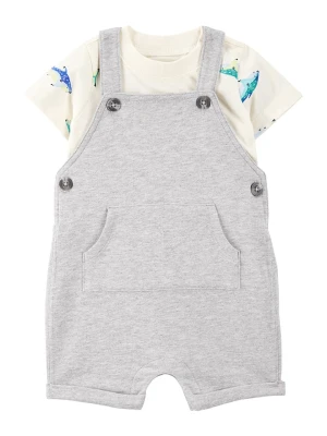 carter's 2-częściowy zestaw w kolorze szaro-białym rozmiar: 86/92