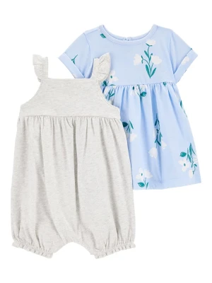 carter's 2-częściowy zestaw w kolorze szaro-błękitnym rozmiar: 86/92