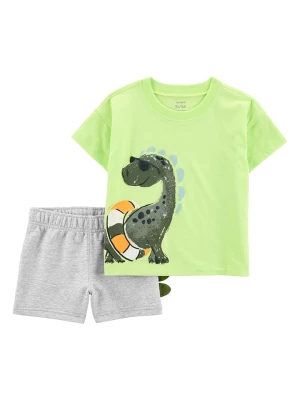 carter's 2-częściowy zestaw w kolorze zielono-szarym rozmiar: 104