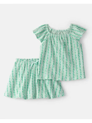 carter's 2-częściowy zestaw w kolorze zielonym rozmiar: 92