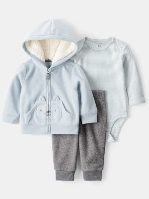 carter's 3-częściowy zestaw w kolorze błękitno-szarym rozmiar: 86