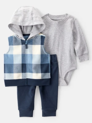 carter's 3-częściowy zestaw w kolorze szaro-niebieskim rozmiar: 86/92