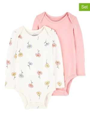 carter's Body (2 szt.) w kolorze jasnoróżowym i białym rozmiar: 68