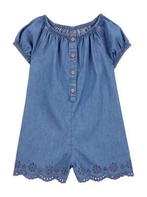 carter's Kombinezon dżinsowy w kolorze niebieskim rozmiar: 110