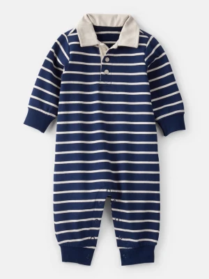 carter's Kombinezon w kolorze kremowo-granatowym rozmiar: 86