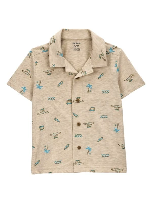 carter's Koszula w kolorze jasnobrązowym rozmiar: 110