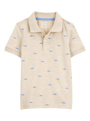 carter's Koszulka polo w kolorze beżowym rozmiar: 104