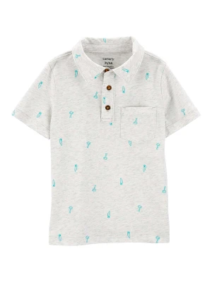 carter's Koszulka polo w kolorze szarym rozmiar: 80