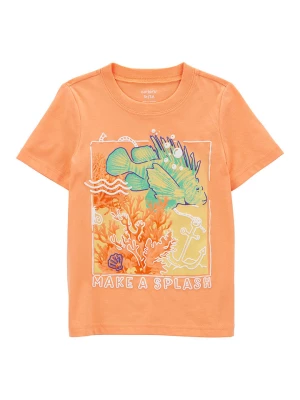 carter's Koszulka w kolorze pomarańczowym rozmiar: 110