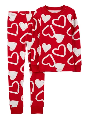 carter's Piżama w kolorze czerwonym rozmiar: 116