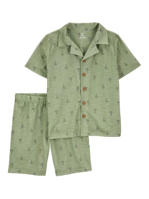 carter's Piżama w kolorze zielonym rozmiar: 122