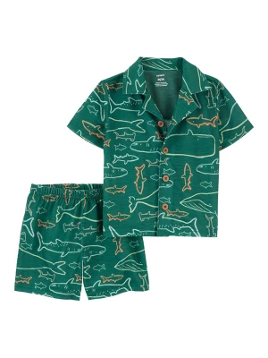 carter's Piżama w kolorze zielonym rozmiar: 92