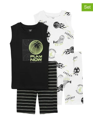 carter's Piżamy (2 szt.) w kolorze czarno-białym rozmiar: 116