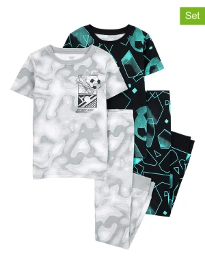 carter's Piżamy (2 szt.) w kolorze czarno-szarym rozmiar: 116