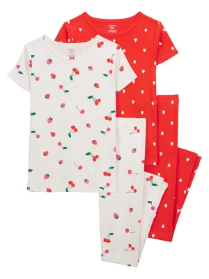 carter's Piżamy (2 szt.) w kolorze czerwonym rozmiar: 140
