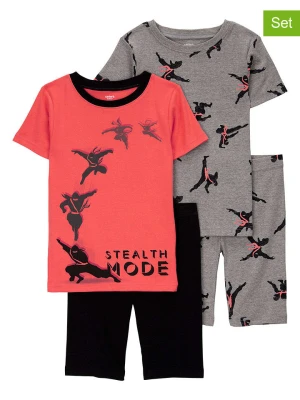 carter's Piżamy (2 szt.) w kolorze różowo-szarym rozmiar: 116