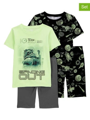 carter's Piżamy (2 szt.) w kolorze zielono-czarnym rozmiar: 116