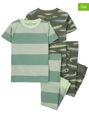 carter's Piżamy (2 szt.) w kolorze zielonym rozmiar: 110
