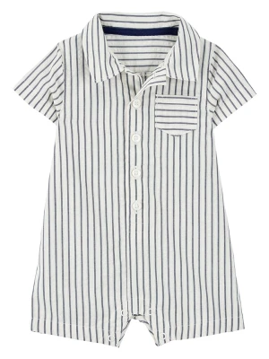 carter's Rampers w kolorze biało-szarym rozmiar: 68