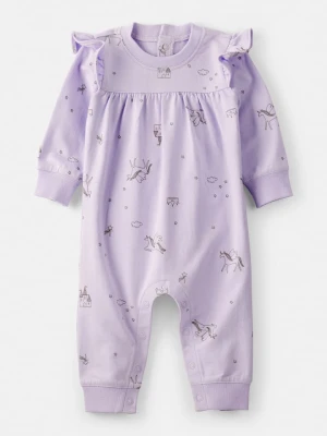 carter's Rampers w kolorze fioletowym rozmiar: 74