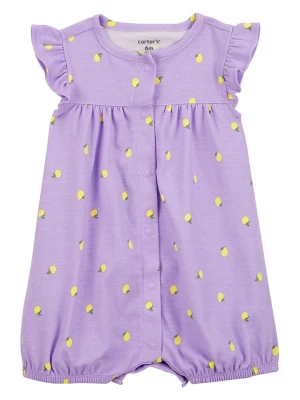 carter's Rampers w kolorze fioletowym rozmiar: 80