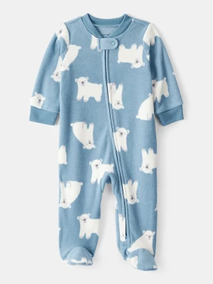 carter's Śpioszki polarowe w kolorze błękitnym rozmiar: 74