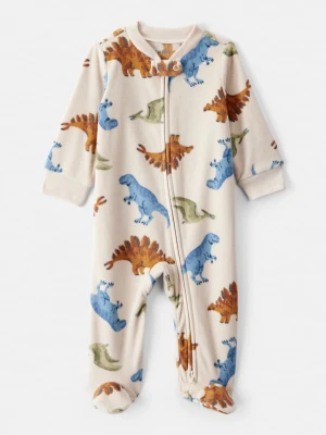 carter's Śpioszki w kolorze niebiesko-beżowo-jasnobrązowym rozmiar: 62