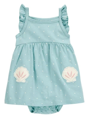 carter's Sukienka-body w kolorze turkusowym rozmiar: 86